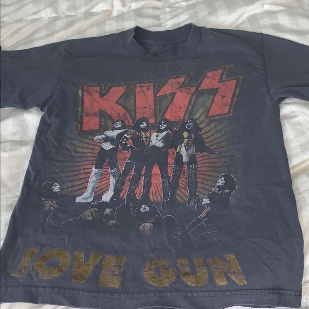 Vintage KISS love gun T-shirt